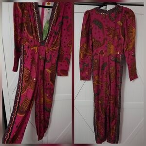 Farm Rio Punk Jungle Sky Jumpsuit